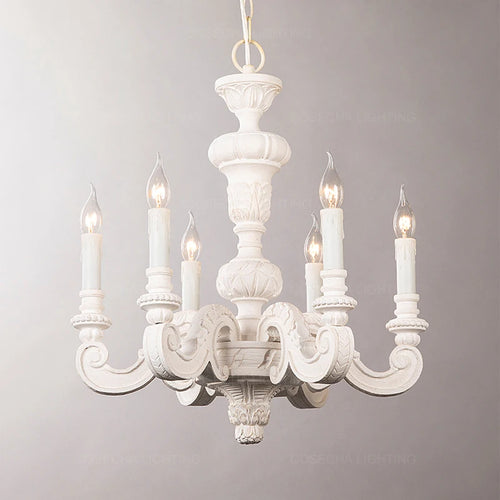 lustre vintage en bois éclairage art déco nordique rétro - vue 4 sur 12