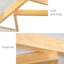 lampes led de plafond en bois massif moderne