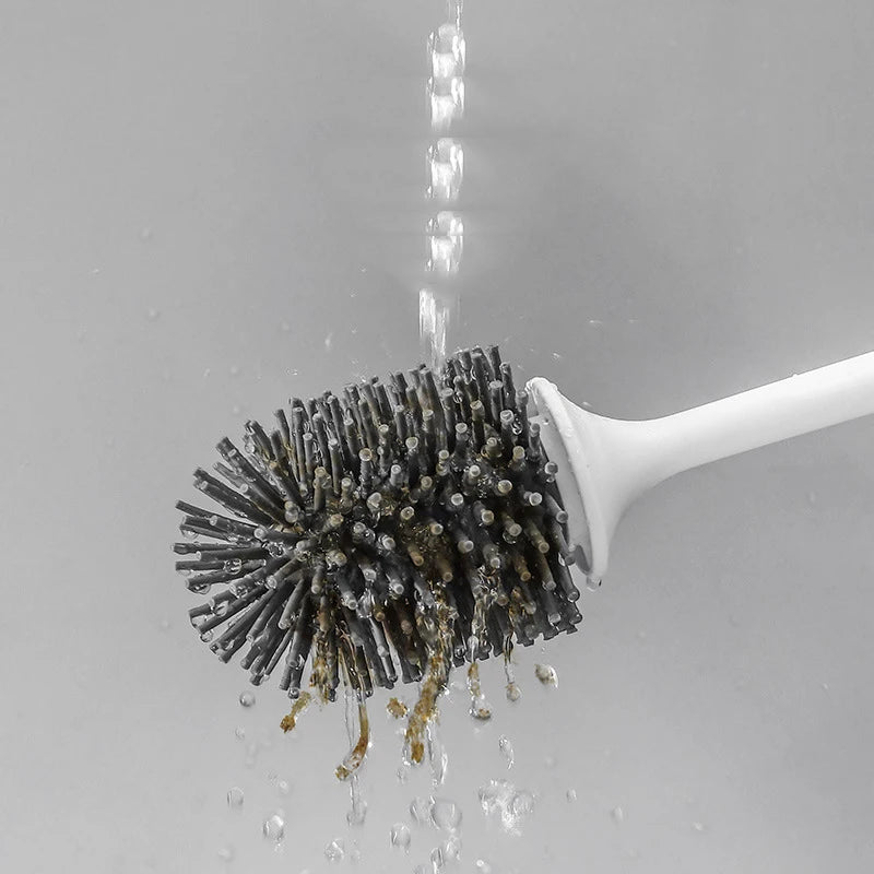 brosse de nettoyage murale à long manche en silicone - vue 5 sur 10