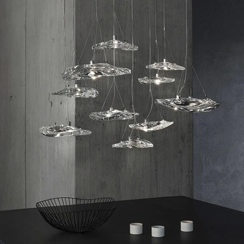 lustre italien design pour restaurant bar et magasin d'habillement - vue 6 sur 6