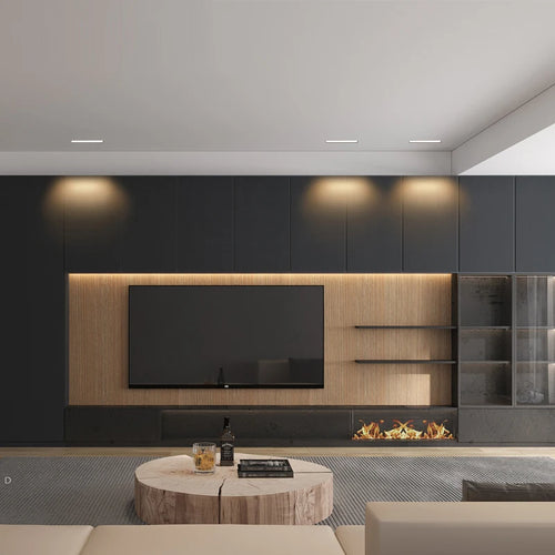 barre lumineuse led créative encastrée pour éclairage intérieur - vue 3 sur 5