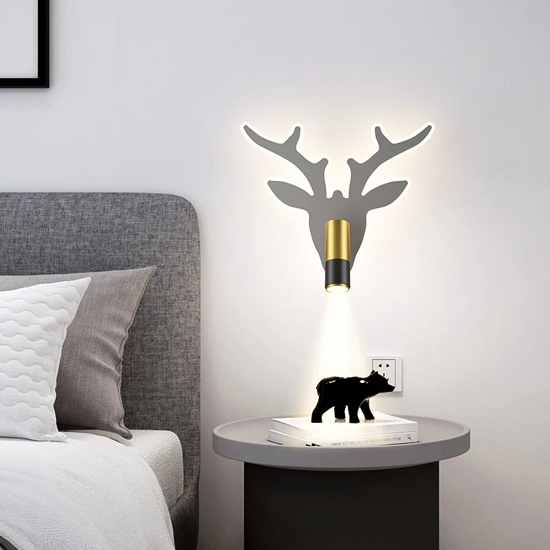 applique murale led moderne pour éclairage intérieur bois - vue 4 sur 11