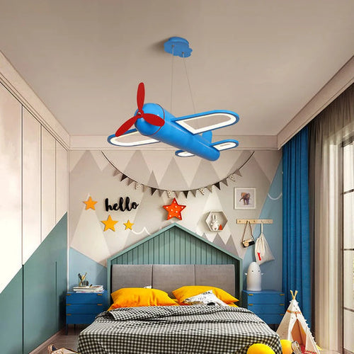 suspension led intelligente design nordique pour chambre d'enfant - vue 3 sur 10