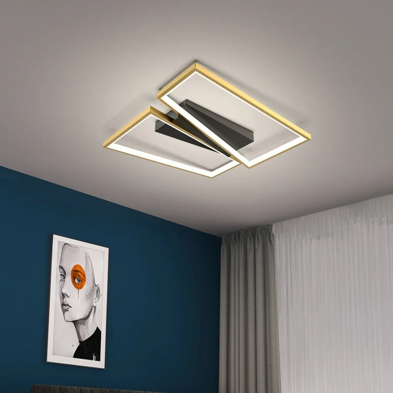 plafonnier led en aluminium éclairage décoratif pour intérieur - vue 3 sur 14