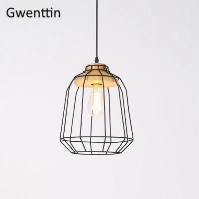suspension moderne en bois avec éclairage led pour plantes - vue 10 sur 12