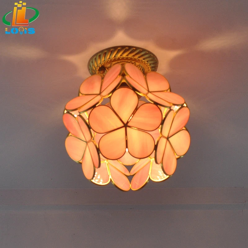 lampe à pétales en verre style nordique pour décoration intérieure - vue 3 sur 18