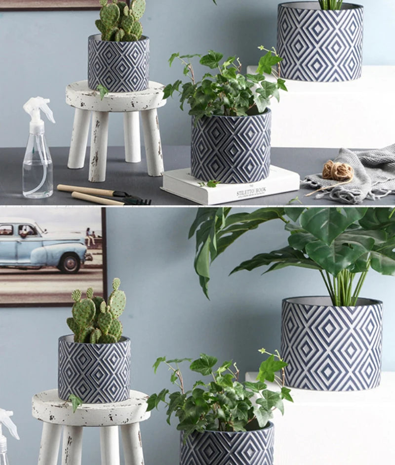 moule en silicone pour fabriquer des pots de fleurs décoratifs - vue 3 sur 10