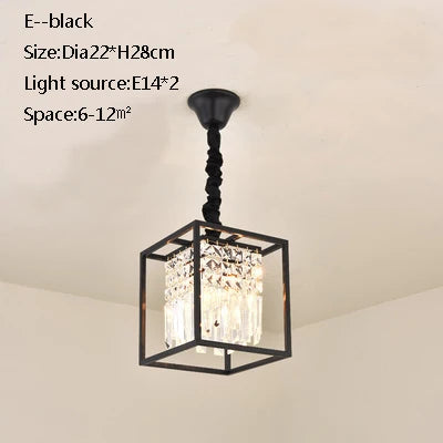 plafonnier led en cristal doré pour décoration moderne - vue 17 sur 22