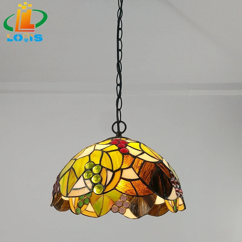 lustre romantique en feuille d'érable pour jardin et restaurant - vue 6 sur 6
