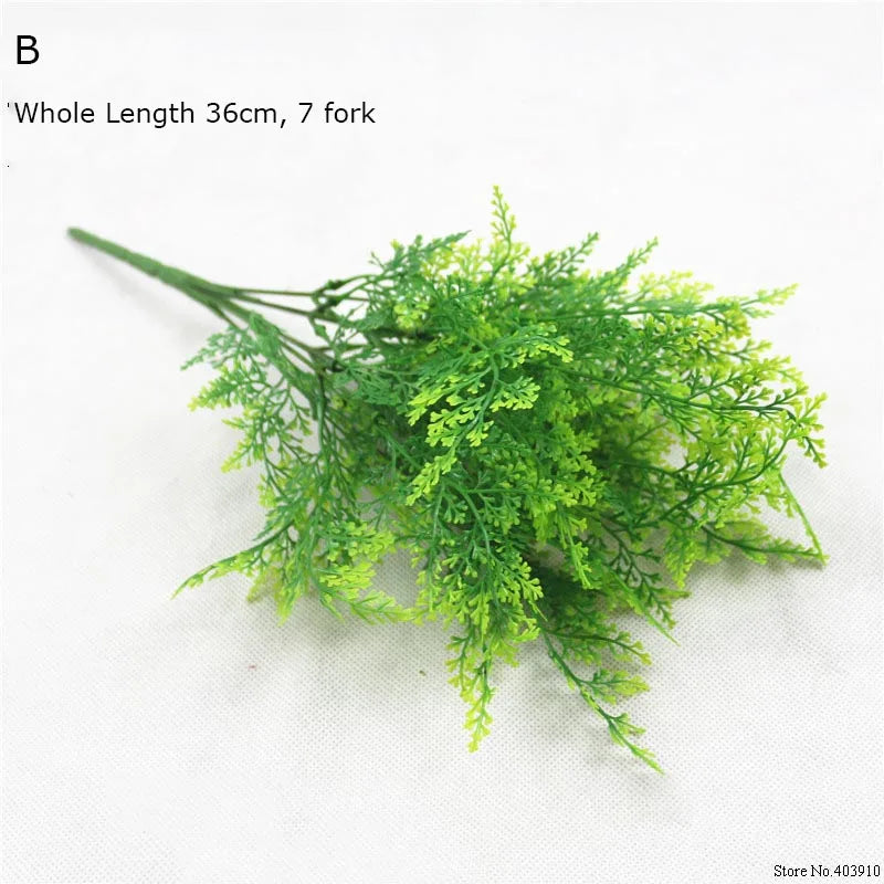 plante artificielle 7 branches pour décoration mariage et Noël - vue 16 sur 21