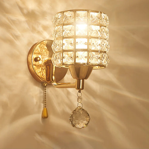 Applique murale suspendue en cristal style rétro moderne - vue 8 sur 8