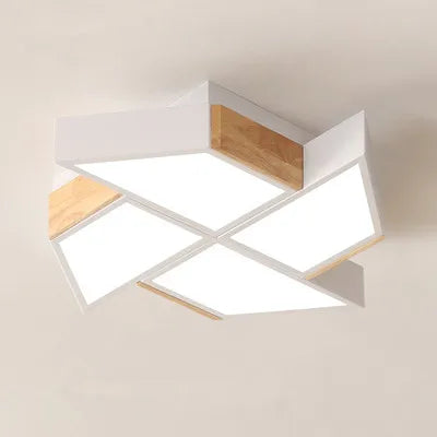 plafonnier led en forme de moulin à vent design moderne - vue 18 sur 18