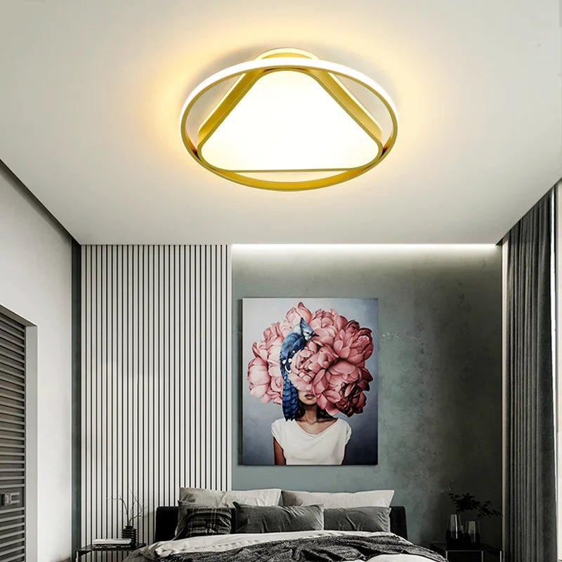 plafonnier moderne décoratif pour intérieur avec lumières led - vue 4 sur 10