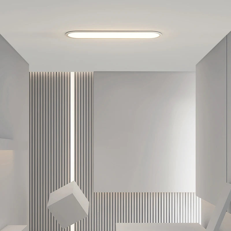 plafonnier led moderne ultra fin pour tous espaces - vue 5 sur 17