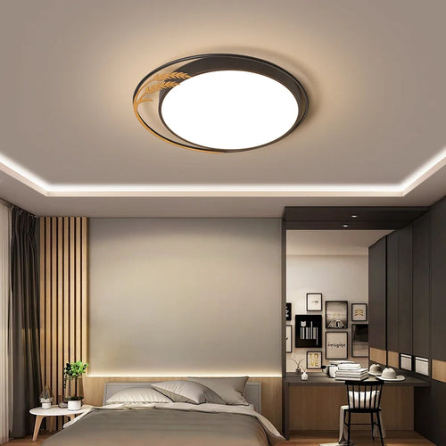 plafonnier led rond avec télécommande pour décoration intérieure - vue 5 sur 8