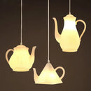 Suspension en résine avec tasse de thé et théière