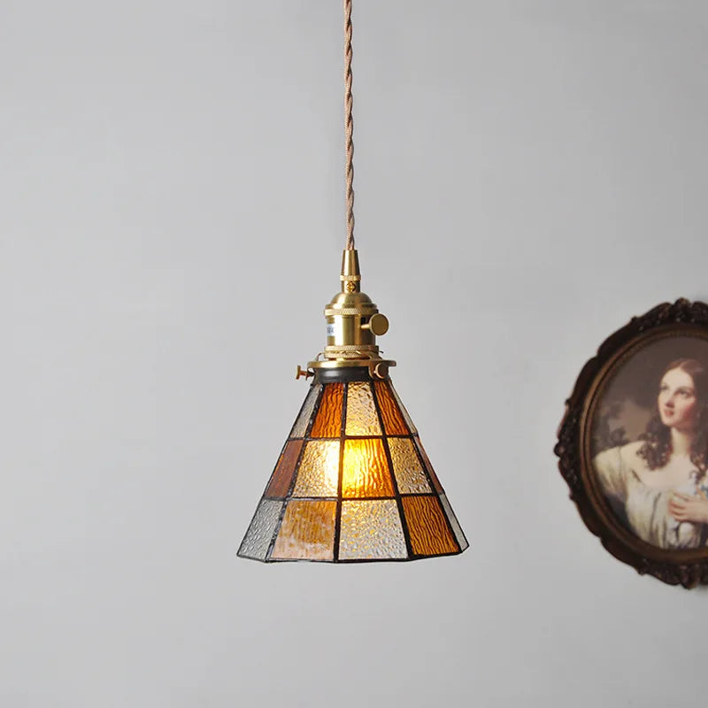 suspension rétro en verre pour décoration de bar et restaurant - vue 14 sur 14