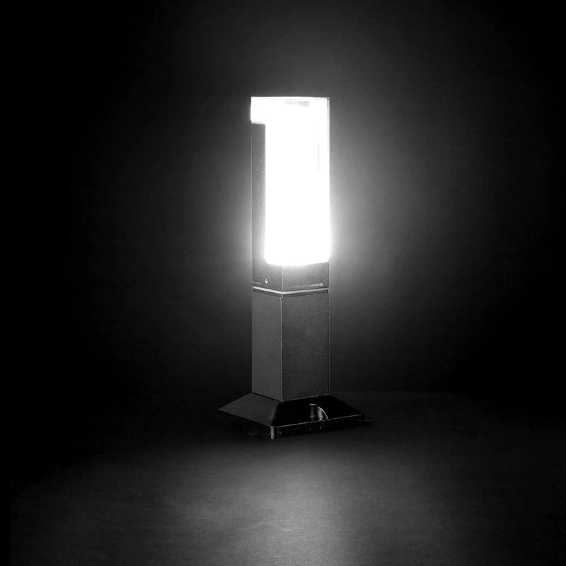 lampe led étanche pour éclairage extérieur jardin et cour - vue 8 sur 9