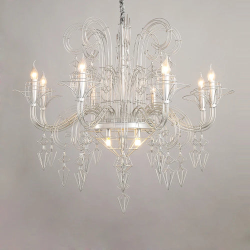 lustre design baroque pour un éclairage élégant et moderne - vue 5 sur 6