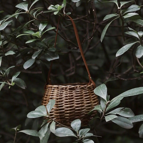 panier de rangement tissé pour plantes et fleurs - vue 7 sur 7