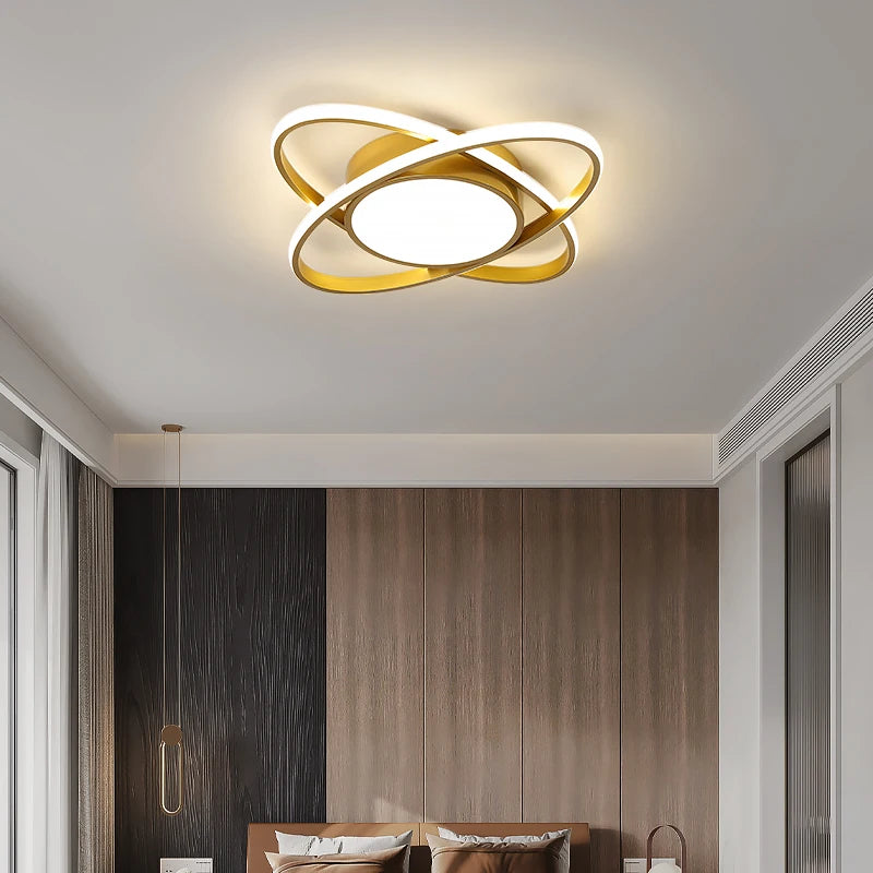 lustres led modernes pour intérieur entrée maison - vue 3 sur 10