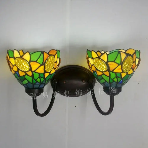 applique murale tiffany rétro pour bar et restaurant - vue 10 sur 9