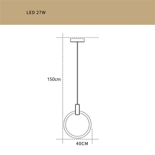 lustre led suspendu style loft pour escalier - vue 14 sur 17