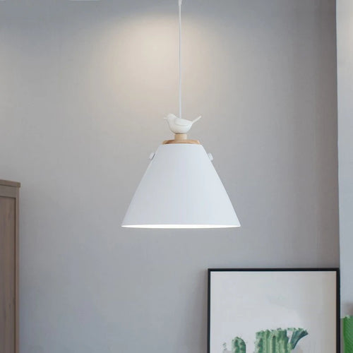 suspension nordique design oiseau luminaires pour escalier - vue 8 sur 7