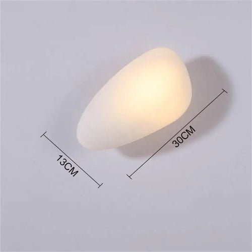 applique murale led galets verre moderne déco intérieur hotel couloir plafonnier éclairage - vue 9 sur 22