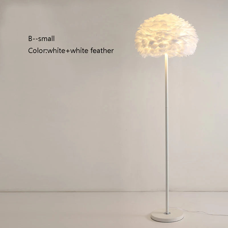 lampadaire créatif plumes pour mariage et célébration - vue 16 sur 22