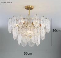 lustre en cristal moderne design luxe pour une ambiance élégante