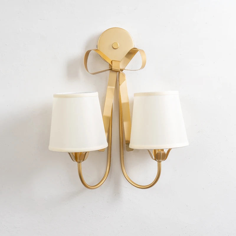 applique murale simple et moderne avec nœud papillon décoratif de luxe - vue 3 sur 10