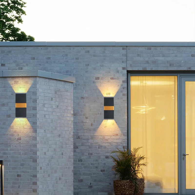 Éclairage extérieur LED Escalier Entrée Applique Murale Lampe Jardin Avant Stoep Terrasse Étanche IP54 Porte Phare Éclairage Mural - vue 4 sur 8
