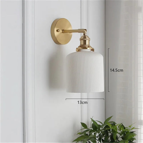 applique murale en porcelaine blanche design nordique élégant pour intérieur - vue 12 sur 12
