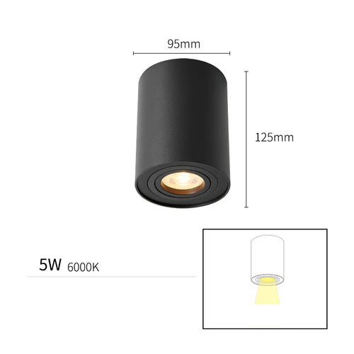 projecteurs led cob foco spot plafond rail lumières spot maison magasin - vue 11 sur 12