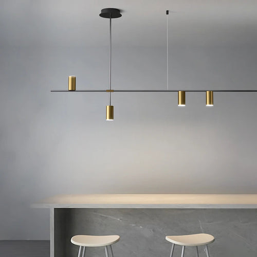 lustre simple led moderne pour café restaurant - vue 6 sur 11