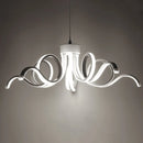 lustre suspendu moderne télécommandé en aluminium acrylique éclairage intelligent
