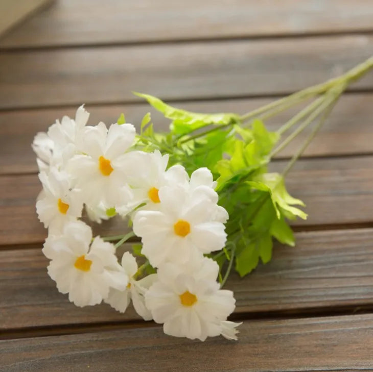 bouquet de fleurs artificielles marguerite pour décoration automnale - vue 9 sur 11