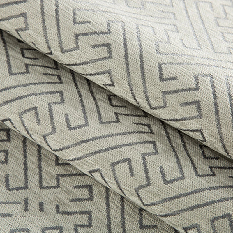 Rideau occultant motif géométrique style moderne sur mesure - vue 5 sur 11