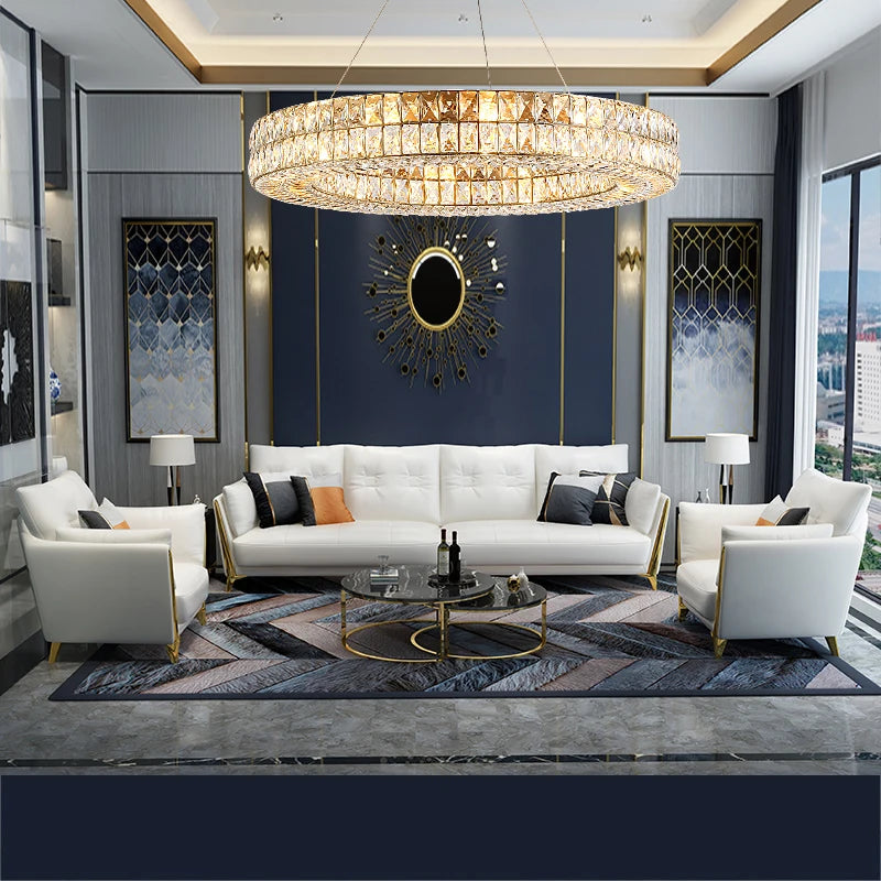 suspension en cristal design postmoderne pour intérieur élégant - vue 4 sur 14