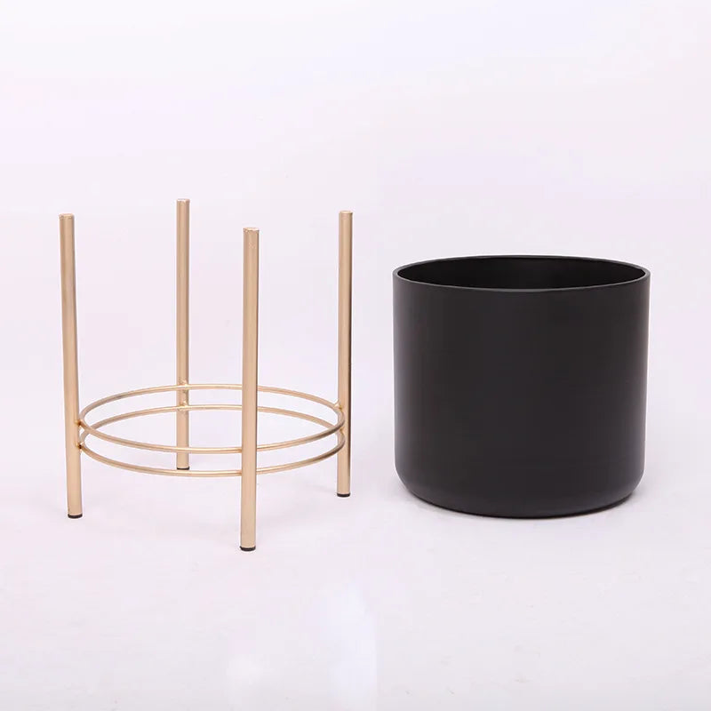 vase nordique créatif en fer forgé pour succulentes - vue 4 sur 6