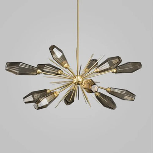 lustre créatif en verre design moderne et artistique - vue 4 sur 8