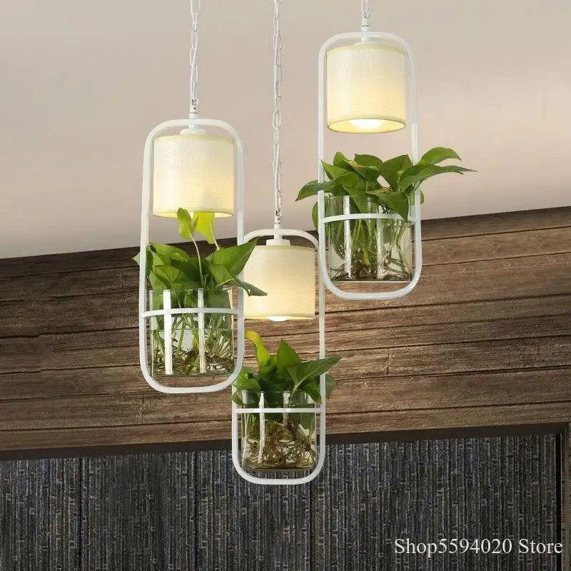 suspension industrielle simple art fer moderne chinoise - vue 2 sur 13