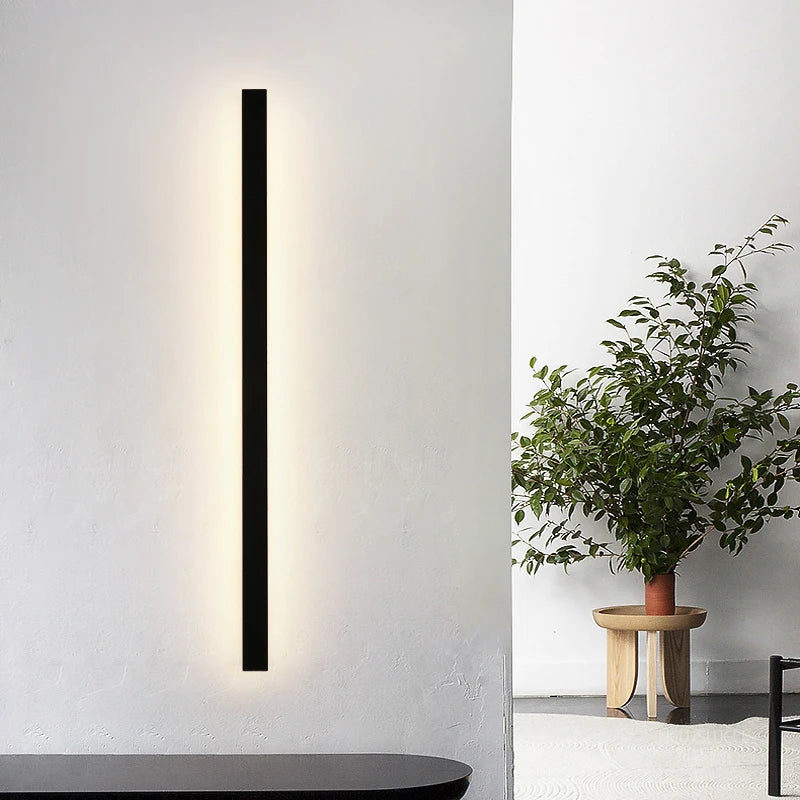 applique murale led étanche minimaliste pour extérieur - vue 6 sur 11