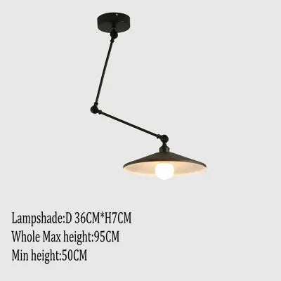suspension nordique pliable en aluminium avec bras long led - vue 10 sur 17