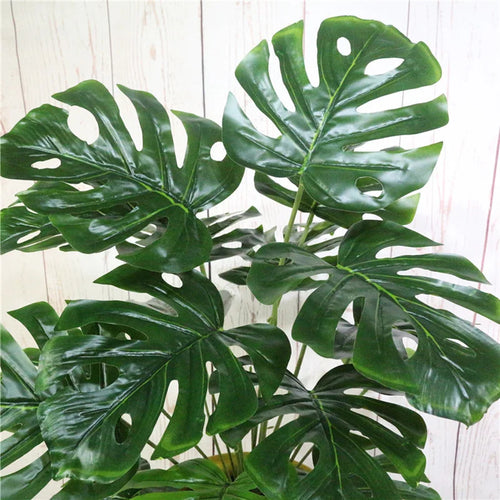 plantes artificielles tropicales monstera pour décoration intérieure - vue 3 sur 9