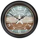 horloge murale silencieuse rétro style shabby chic décoration intérieure