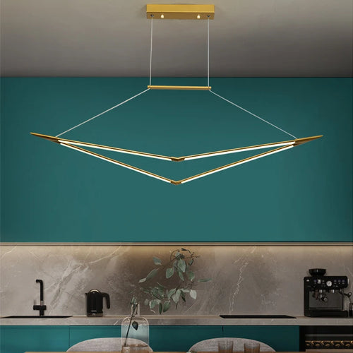 suspension led moderne dimmable pour un éclairage élégant - vue 4 sur 15