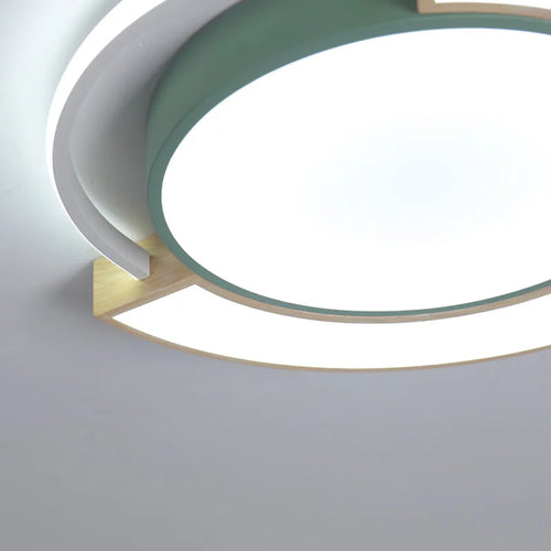 plafonnier simple moderne nordique monté style chaud - vue 5 sur 10