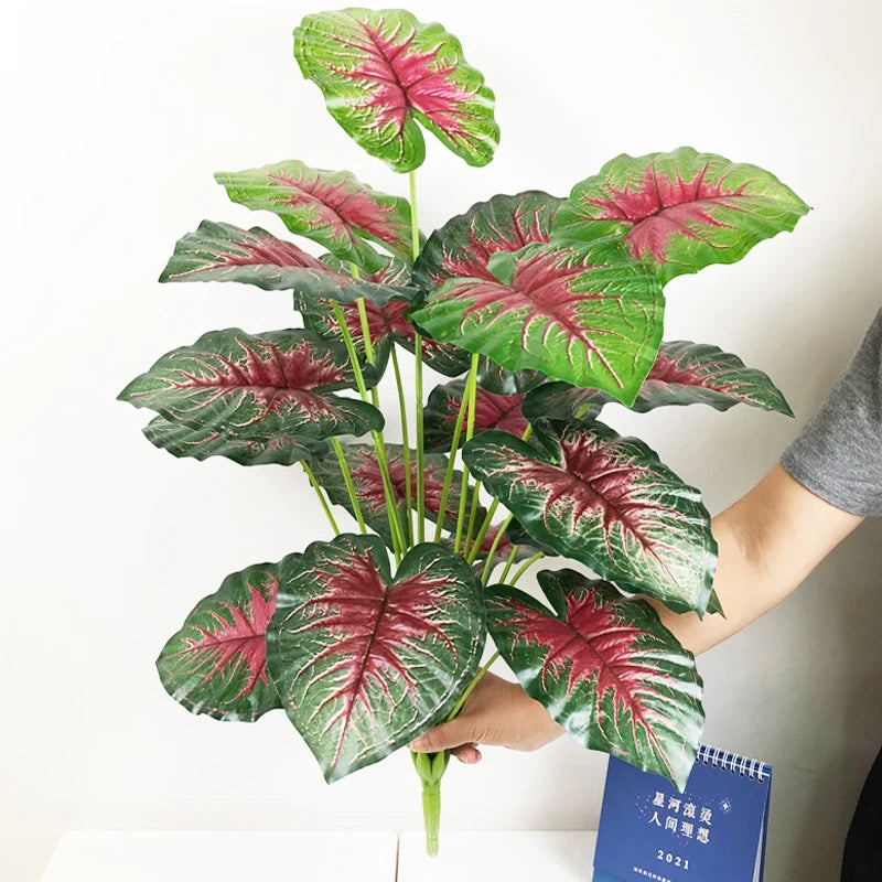 palmier tropical artificiel avec feuilles de bananier pour décoration intérieure - vue 4 sur 9